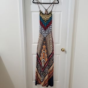 Grievercute Maxi Dress Colorful Size Medium